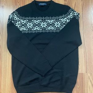 Brooks Brothers Boys' Big Snowflake Fairilse Sweater, size XL